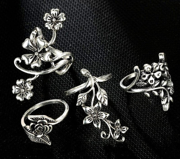 Žiedų rinkinys HIT, 4 vnt.