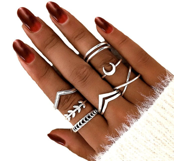 Žiedų rinkinys - HIT, 7 vnt.