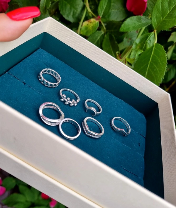 Žiedų rinkinys - HIT, 7 vnt.