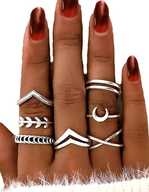 Žiedų rinkinys - HIT, 7 vnt.