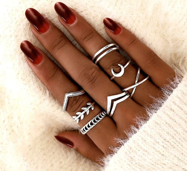 Žiedų rinkinys - HIT, 7 vnt.