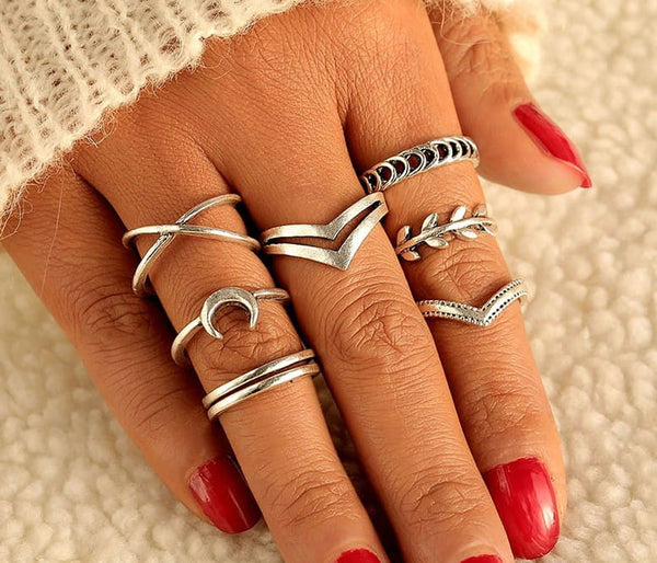 Žiedų rinkinys - HIT, 7 vnt.