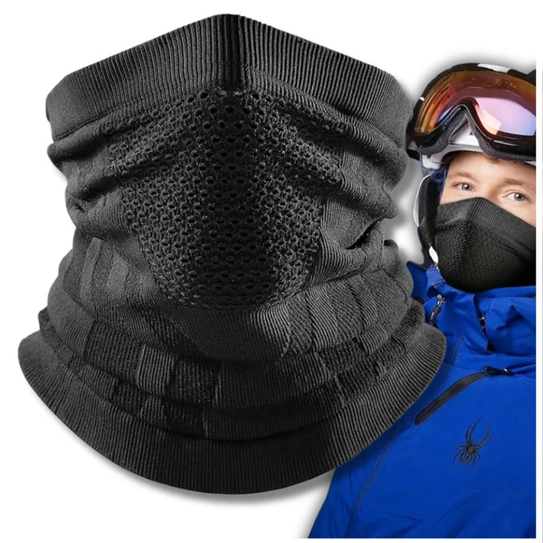 Žieminė kaklo mova, juoda