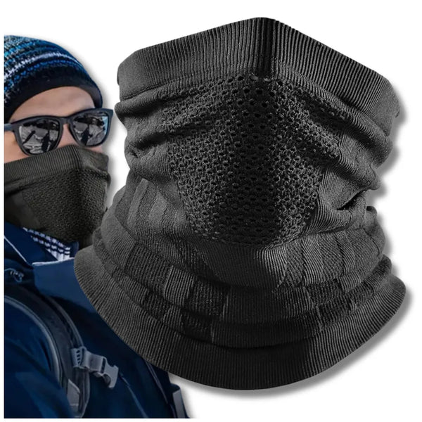 Žieminė kaklo mova, juoda