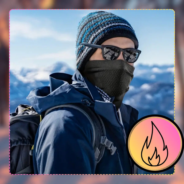 Žieminė kaklo mova, juoda