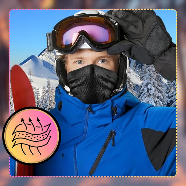 Žieminė kaklo mova, juoda