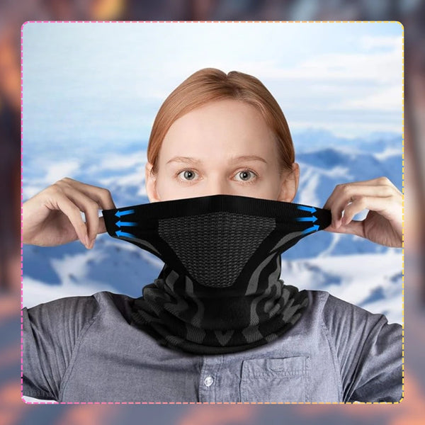 Žieminė kaklo mova, juoda