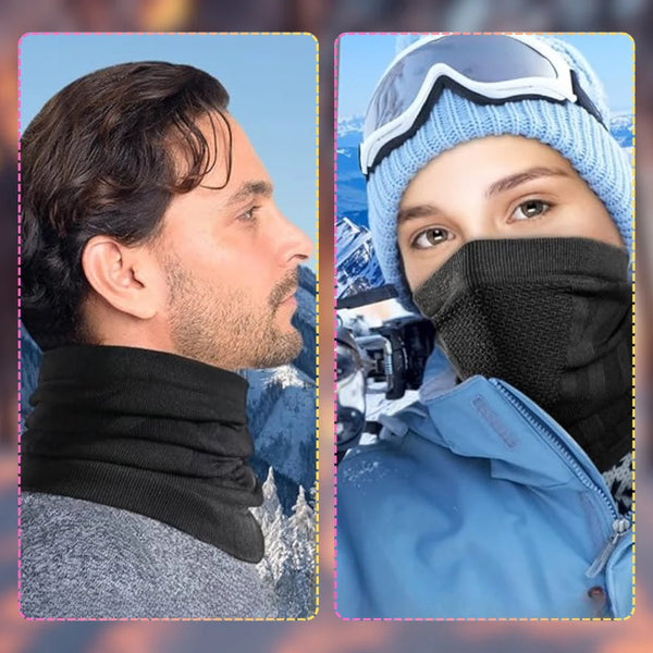 Žieminė kaklo mova, juoda