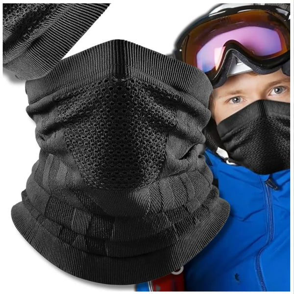 Žieminė kaklo mova, juoda