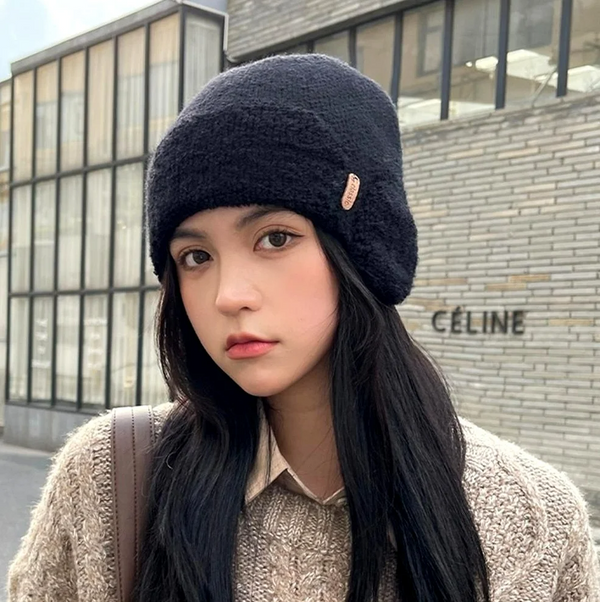 Žieminė kepurė S114, juoda