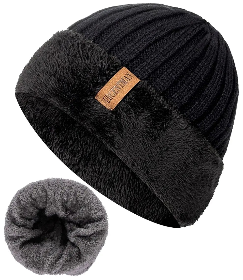 Žieminė šilta kepurė SD115 juoda