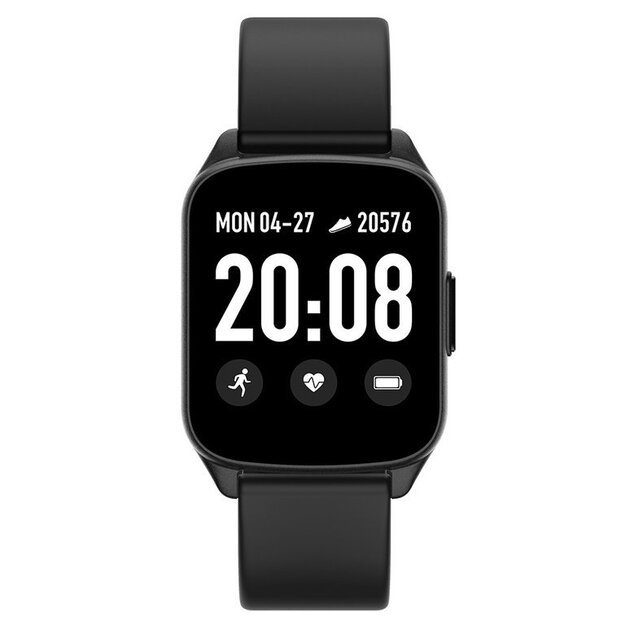 Išmanusis laikrodis SMARTWATCH G. Rossi SW009-4 black/black (zg311c)