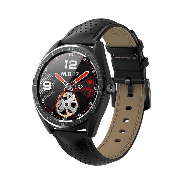 Išmanusis laikrodis Smartwatch G. Rossi SW011-1 juodas + papildoma apyrankė (zg314a)