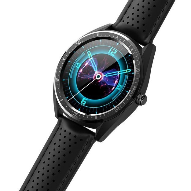 Išmanusis laikrodis Smartwatch G. Rossi SW011-1 juodas + papildoma apyrankė (zg314a)