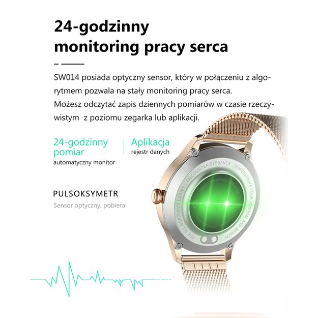 Išmanusis laikrodis Smartwatch G. Rossi SW014-1 sidabrinis (zg325a)