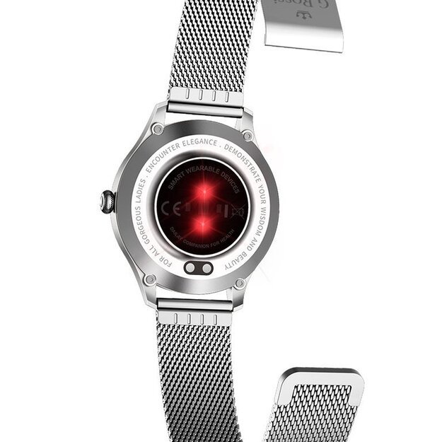 Išmanusis laikrodis Smartwatch G. Rossi SW014-1 sidabrinis (zg325a)