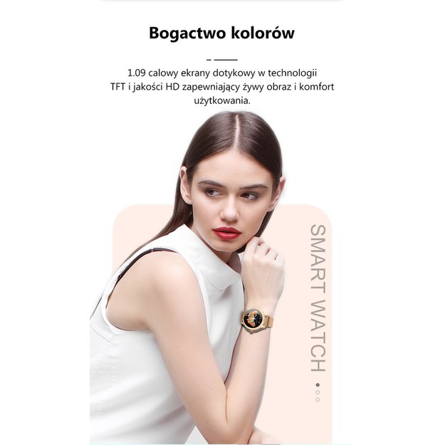 Išmanusis laikrodis Smartwatch G. Rossi SW014-1 sidabrinis (zg325a)