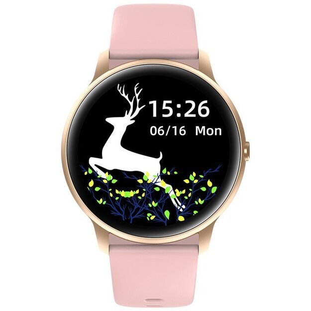 Išmanusis laikrodis Smartwatch G. Rossi SW015-2 rožinis (zg326b)