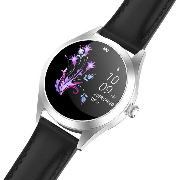 Išmanusis laikrodis Smartwatch G. Rossi SW017-9 sidabrinis/juodas (zg327c)