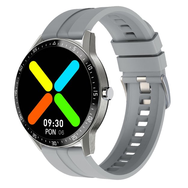 Išmanusis laikrodis Smartwatch G. Rossi SW018-2 sidabrinis/pilkas (zg335b)