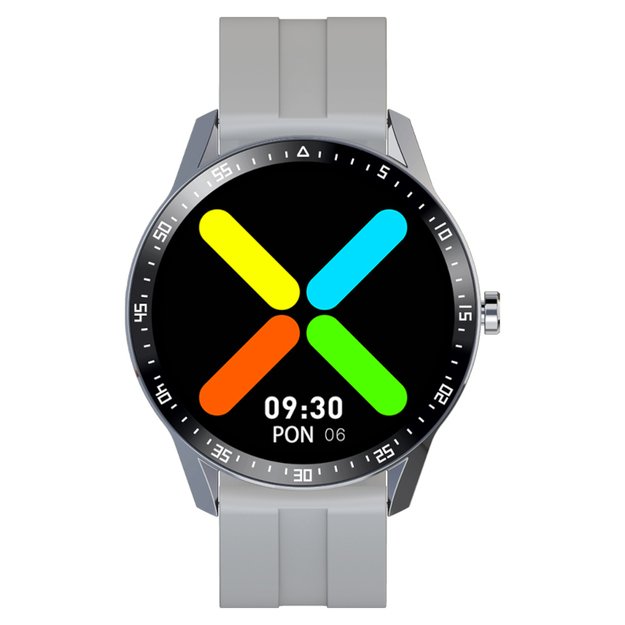 Išmanusis laikrodis Smartwatch G. Rossi SW018-2 sidabrinis/pilkas (zg335b)