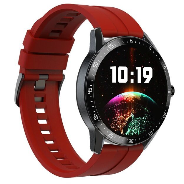 Išmanusis laikrodis SMARTWATCH G. Rossi SW018-4 black/red (zg335d) TAY16949