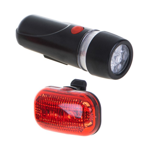 L-BRNO Dviračio apšvietimo lemputė dviračio lempa LED priekinė galinė baterija