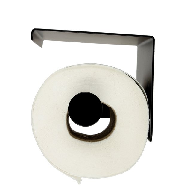 Lipnus pakabinamas tuoletinio popieriaus laikiklis 14,3 cm x 10,7 cm x 9,2 cm SC43 juodas