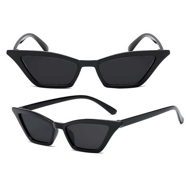 Maža rankinė moterims + akiniai nuo saulės S12 juoda
