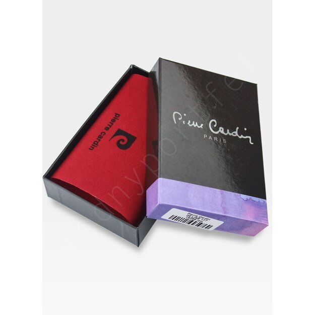 Moteriška odinė piniginė Pierre Cardin pilkos spalvos