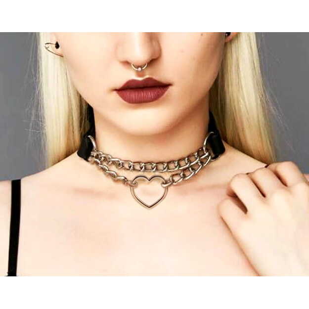 MOTERIŠKAS KAKLO PAPUOŠALAS CHOKER N105