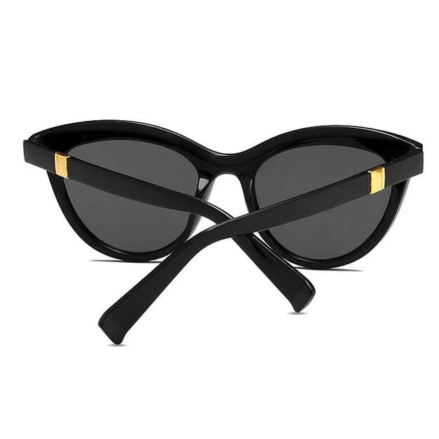 Moteriški akiniai nuo saulės cat-eye O091, juodi
