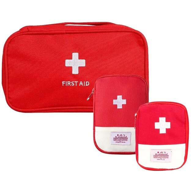 Pirmosios pagalbos vaistinėlių dėžučių rinkinys 3vnt S6