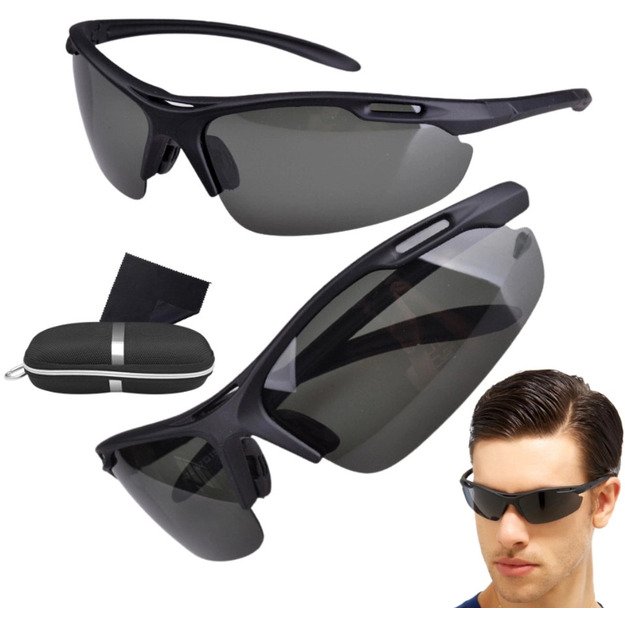 Poliarizuoti sportiniai akiniai nuo saulės vyrams FC59