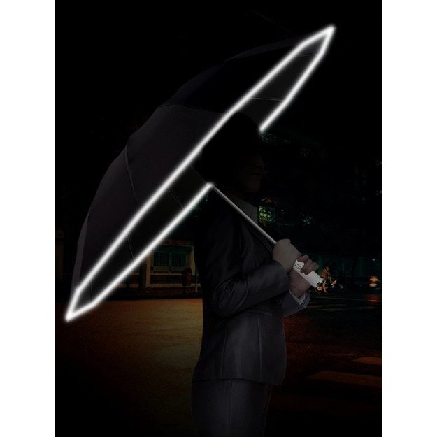 Sulankstomas skėtis K25, juodas