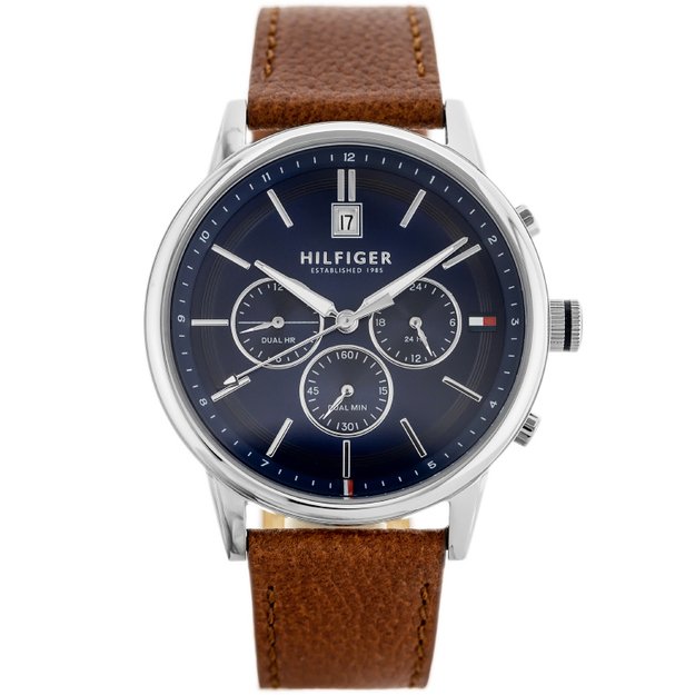 Tommy Hilfiger vyriškas laikrodis Kyle 1791629, rudas