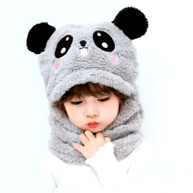 Vaikiška žieminė kepurė S124, pilka