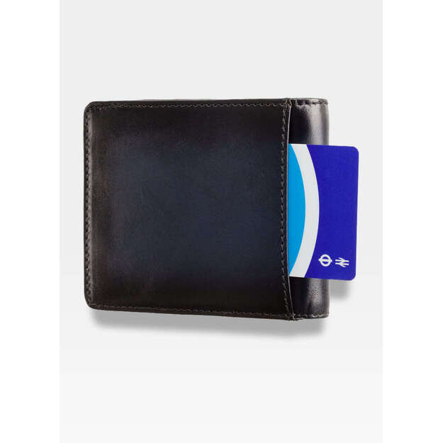 Viriška odinė Visconti piniginė AT60, mėlyna
