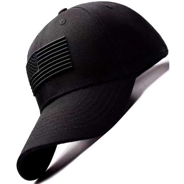 Vyriška kepurė su snapeliu K40, juoda