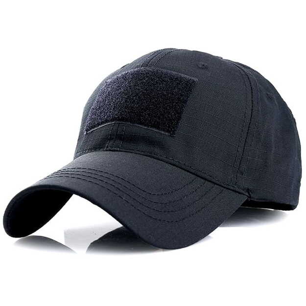 Vyriška kepurė su snapeliu K43, juoda