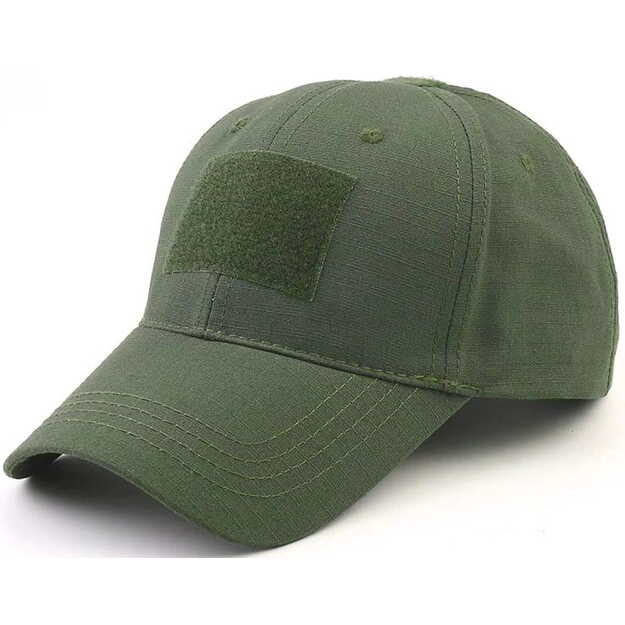 Vyriška kepurė su snapeliu K43, žalia