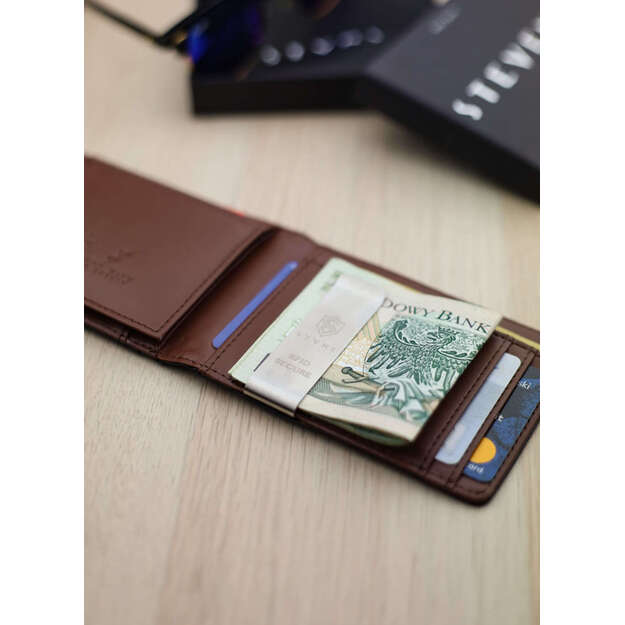 Vyriška plona piniginė, kortelių dėklas su RFID F02