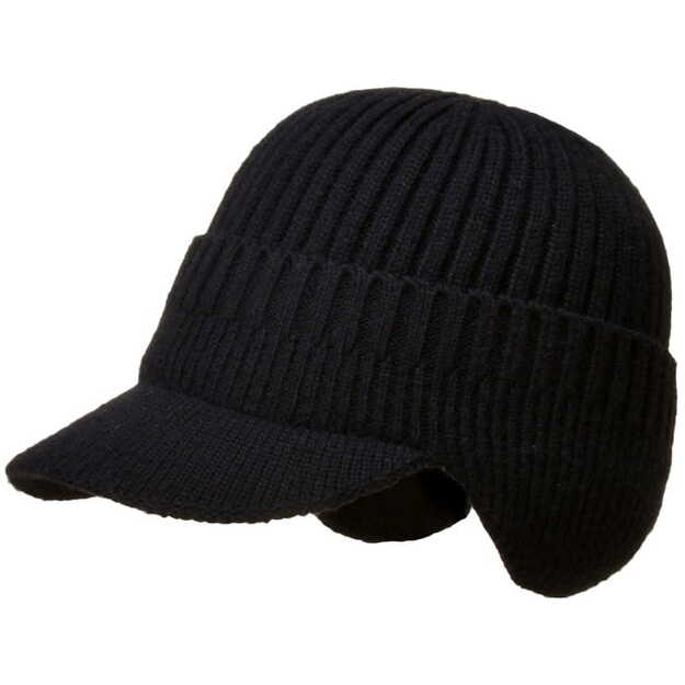 Vyriška žieminė kepurė R64, juoda