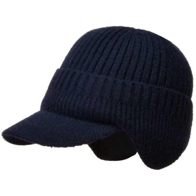 Vyriška žieminė kepurė R64, mėlyna