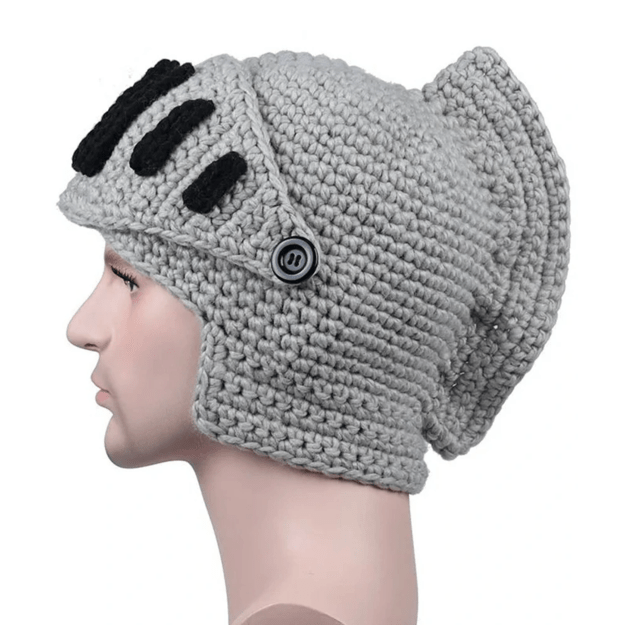 Vyriška žieminė kepurė S113, pilka