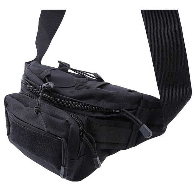 Vyriškas juosmens krepšys T92, juoda