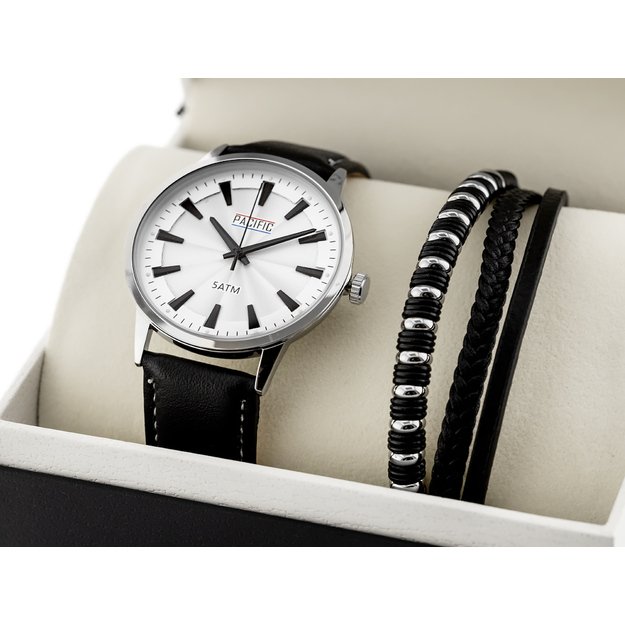 Vyriškas laikrodis Pacific - dovanų rinkinys zy093a