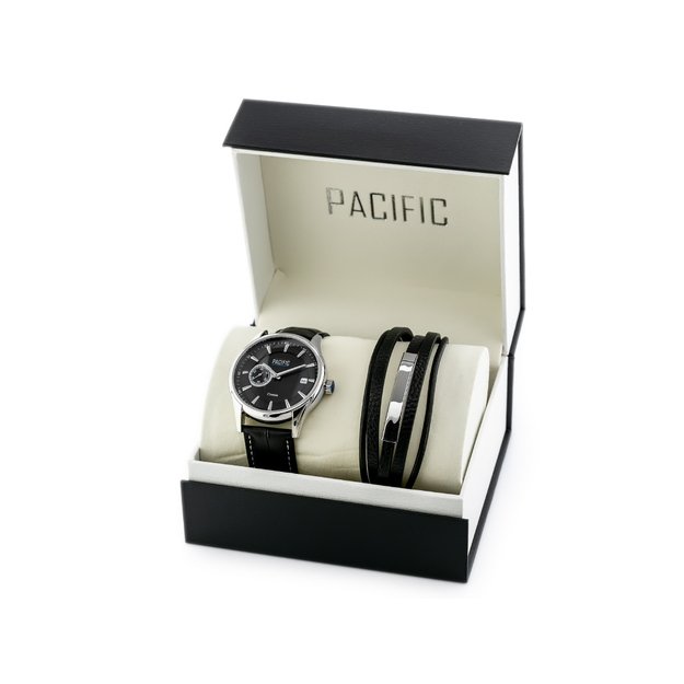 Vyriškas laikrodis Pacific - dovanų rinkinys ZY69C