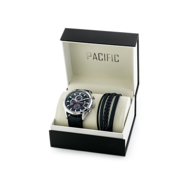 Vyriškas laikrodis Pacific - dovanų rinkinys ZY88A