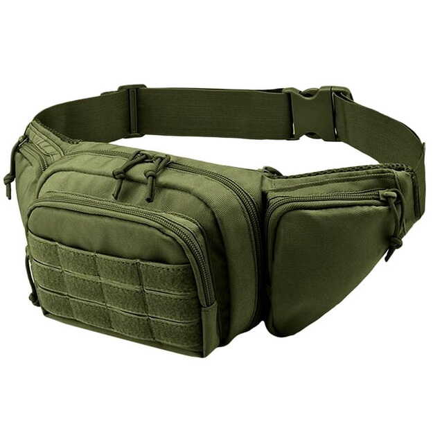 Vyriškas taktinis juosmens krepšys T98, žalia
